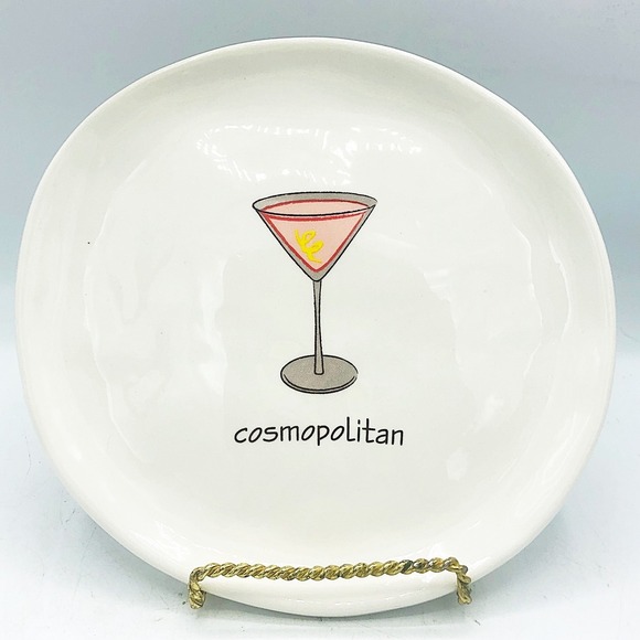 M Studios Other - M Studios Cosmopolitan 7.75" Snack Plate
